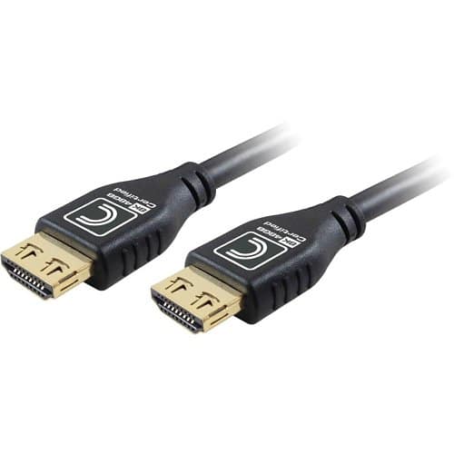 Comprehensive MHD48G-6PROBLK 6' MicroFlex Pro AV/IT Integrator Series Certified Ultra High Speed 8K 48G HDMI Cable with ProGrip, Jet