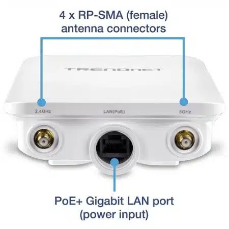 TRENDnet TEW-841APBO dBi Wireless AC1300 Outdoor PoE+ Omni-Directional Access - Image 6
