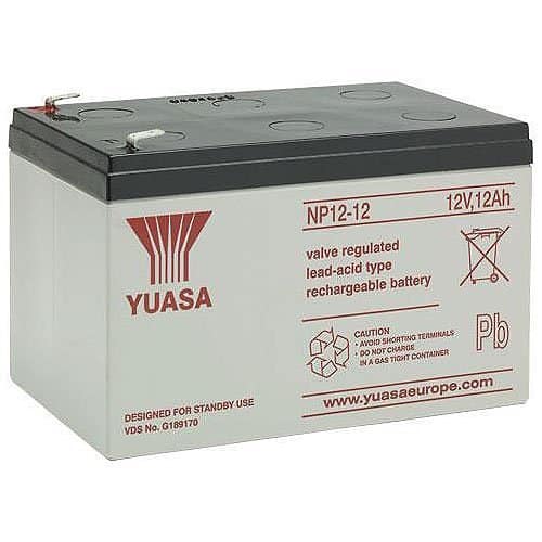 Yuasa NP12-12 12V 12Ah Valve Regulated SLA
