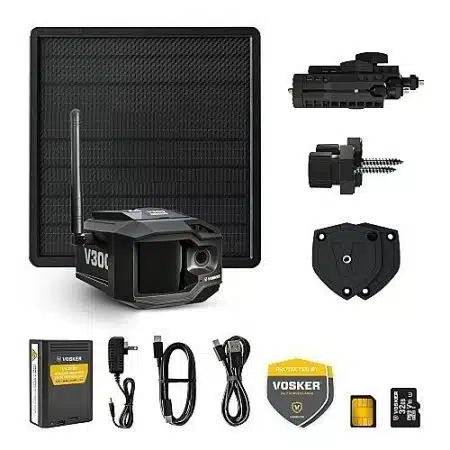 VOSKER V300-ULT-US Solar Powered 4G LTE Autonomous Cellular Outdoor Security Camera with Solar Power - Image 2