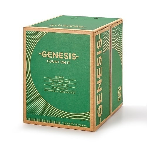 Genesis 22145509 18/2 Stranded Shielded Riser Cable, CL3R, FPLR, CMR, FT4, Sunlight Resistant, 500' (152.4m), REELEX, - Image 3