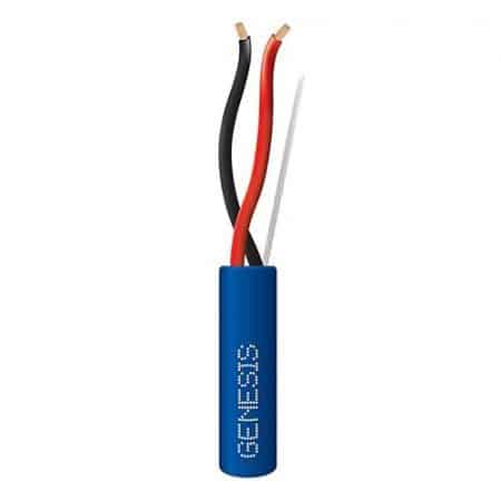 Genesis 52505506 16/2 Stranded Riser Speaker Cable, Unshielded, CL3R, CMR, FT4, Sunlight Resistant, 500' (152.4m), REELEX Pull Box,