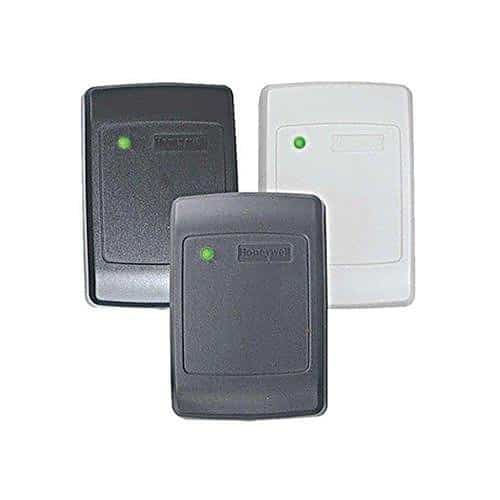 Honeywell OP40HONS OmniProx Proximity Reader, HID Compatible, Switch Plate Single-Gang Reader, Includes Bezels, Black, Charcoal Gray and
