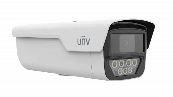 Uniview IPC245LP-ADF60KC-WP 5MP ColorHunter Wise-ISP Warm Light Bullet Network Camera