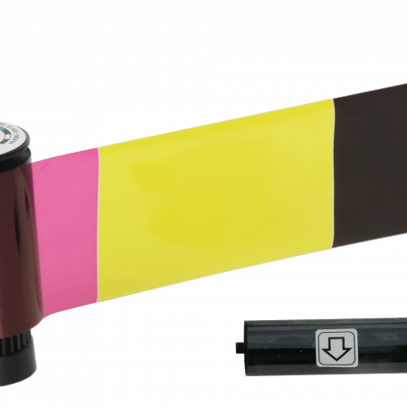 650634 IDP resin black & overlay panel ribbon w/ cleaning roller and 250 cards