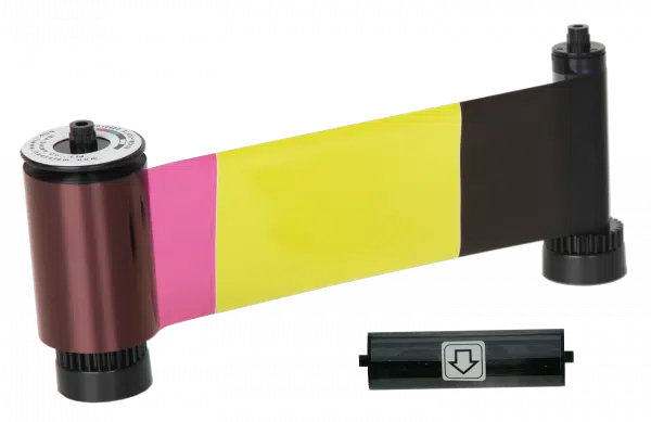 650634 IDP resin black & overlay panel ribbon w/ cleaning roller and 250 cards