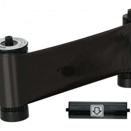 650653 IDP SMART-30 & 50 series, K resin black ribbon w/ cleaning roller & 1200 cards/roll