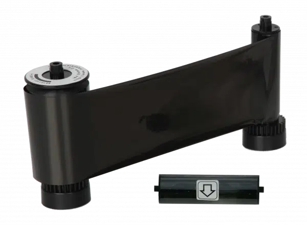 650653 IDP SMART-30 & 50 series, K resin black ribbon w/ cleaning roller & 1200 cards/roll