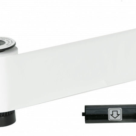 650663 IDP SMART-30 & 50 series, W resin white ribbon with a disposable cleaning roller & 1200 cards/roll