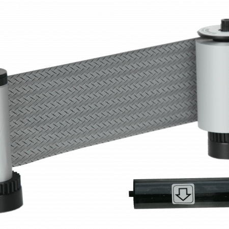 650666 IDP SMART-30 & 50 series, SO scratch-off mono ribbon with a disposable cleaning roller & 1200 cards/roll