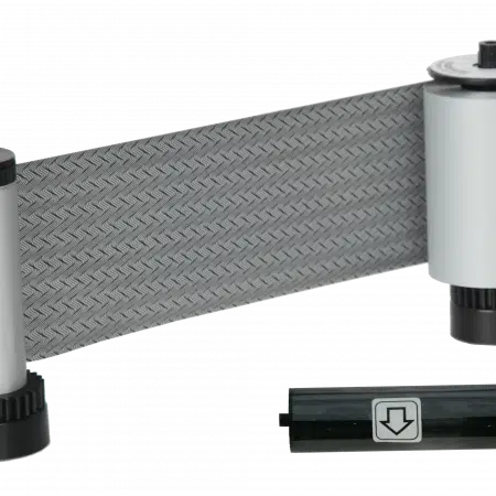 650666 IDP SMART-30 & 50 series, SO scratch-off mono ribbon with a disposable cleaning roller & 1200 cards/roll