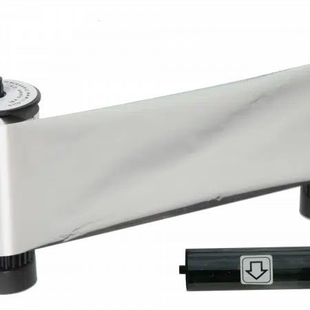 650681 IDP SMART-30 & 50 series, MS resin metallic silver ribbon with a disposable cleaning roller & 1200 cards/roll