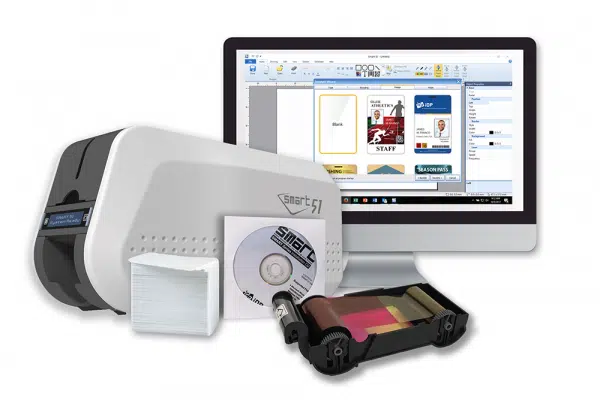 651323K IDP ID card printer kit with enhanced fine image technology and magnetic encoding