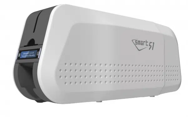 651406 IDP SMART-51D Ethernet Duplex ID Card Printer with Enhanced FINE Image Technology