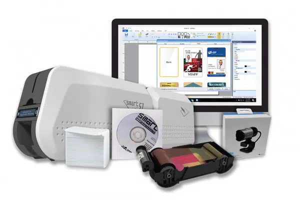 651410B IDP duplex printer, laminator and ethernet bundle with enhanced fine image technology