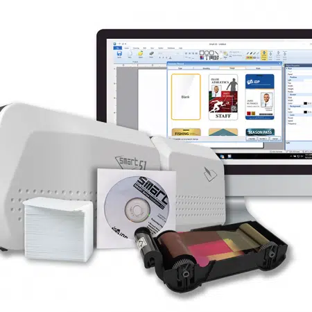 651410K IDP duplex printer, laminator and ethernet kit w/ enhanced fine image technology