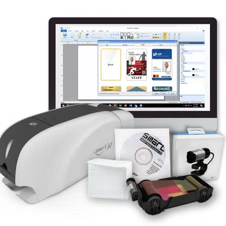 651462B IDP ID Card Printer Mag Encoder Bundle