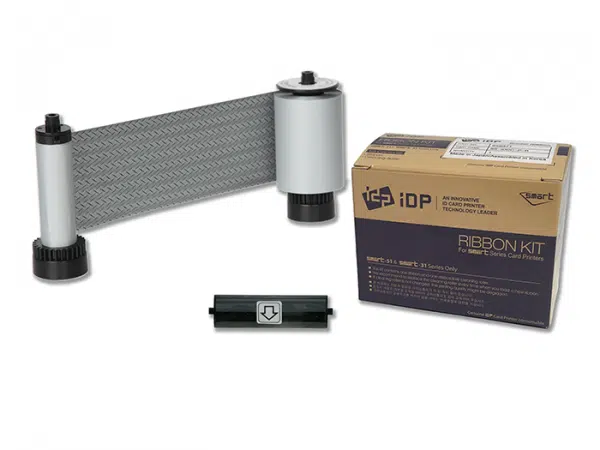 659375 IDP SMART-31 & 51 series SO scratch-off mono ribbon with the disposable cleaning roller & 1200 cards/roll