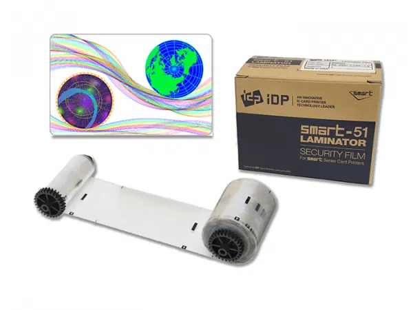 659405 IDP SMART-51L hologram patch type laminate film w/ 1mil (25mic), "Celestial" and 250 cards/roll