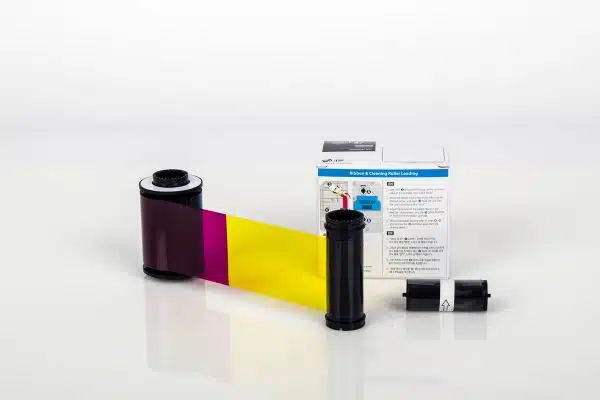 653379 IDP SMART-81 YMCFK / Color Ribbon and Ultraviolet Ribbon, 500 Images. Retransfer film sold separately