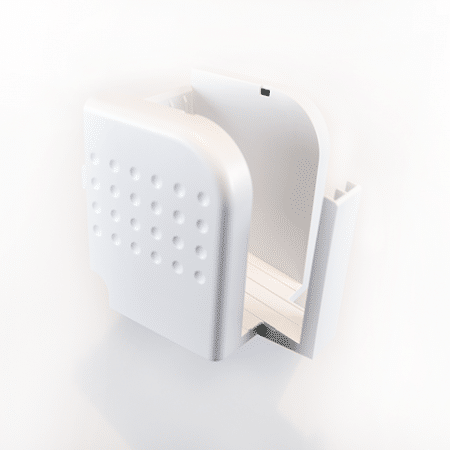 659910.1 IDP SMART-51 rear exit card stacker; holds up to 100 cards