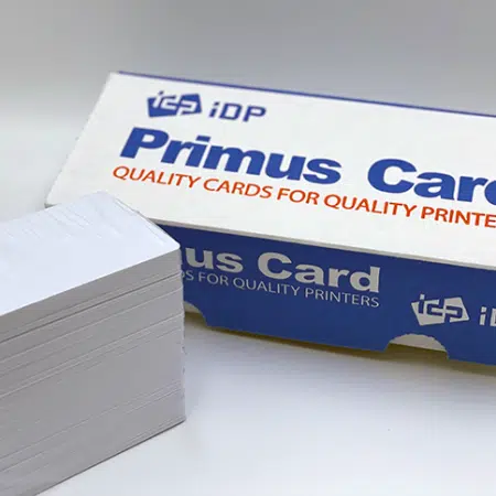 900001 IDP Primus PVC, CR80.30 Mil, Graphic Quality Primus PVC Cards, 500 Cards
