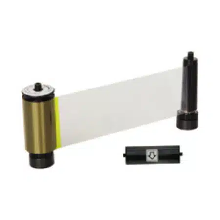 IDP SIADC-P-YMCFKO Full Color and UV panel ribbon with cleaning roller, 200 cards/roll