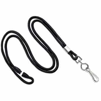 IDP Breakaway Lanyard, Black, 100 pack