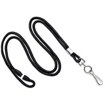 IDP Breakaway Lanyard, Black, 100 pack