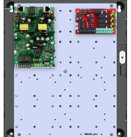 Lifesafetypower BX50-C4PE1M Mercury Unified Power Systems 50W Single Voltage, PoE 4 Relay Lock Outputs