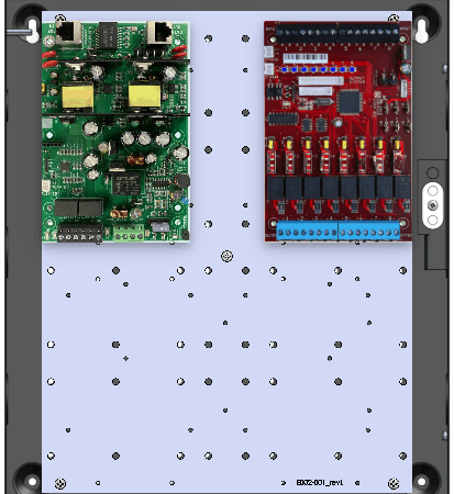 LifeSafetyPower BX50-M8PE1M Mercury POESYS Power Systems 50W Single Voltage, PoE 8 Managed Lock Outputs