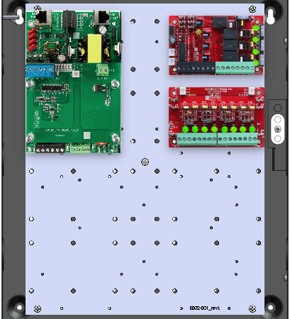 LifeSafetyPower BX75-C4D8PE1M Mercury Unified Power Systems 75W Single Voltage, PoE 4 Relay Lock Outputs 8 Auxiliary Outputs