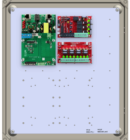LifeSafetyPower BX75-C4D8W1M Mercury Unified Power Systems 75W Single Voltage, PoE 4 Relay Lock Outputs 8 Auxiliary Outputs