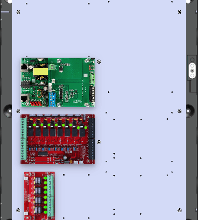 LifeSafetyPower BX75-C8D8E2S Software House Unified Power Systems 75W Single Voltage, PoE 8 Relay Lock Outputs 8 Auxiliary Outputs