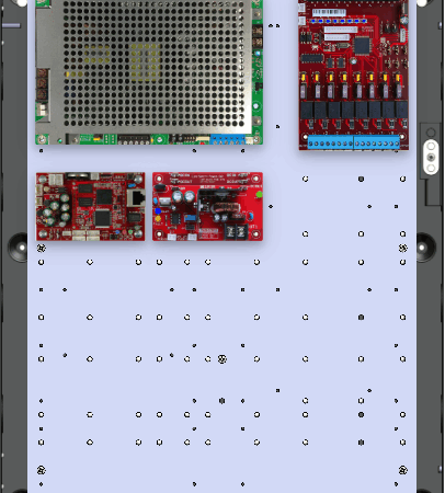 LifeSafetyPower FPG100-B100M8NL4E2M Mercury Unified Power Systems 100W Dual Voltage, Universal 8 Managed Lock Outputs