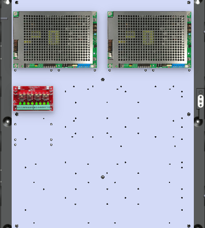 LifeSafetyPower FPG100/100-D8PE4S Software House Unified Power Systems 200W Dual Voltage, Universal 8 Auxiliary Outputs