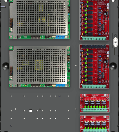 LifeSafetyPower FPG100/200-2C82D8E2 Standard Power Systems 300W Dual Voltage, Universal 16 Relay Lock Outputs 16 Auxiliary Outputs