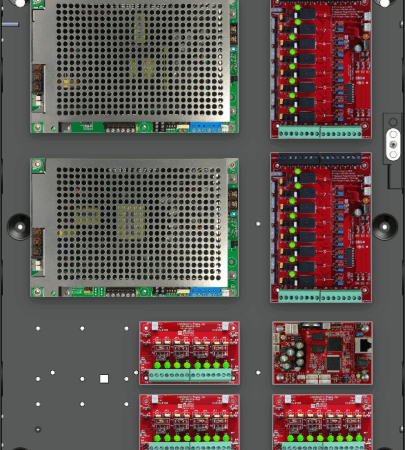 LifeSafetyPower FPG100/200-2C83D8PNL4E2 Standard Power Systems 300W Dual Voltage, Universal 16 Relay Lock Outputs 24 Auxiliary Outputs