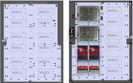 LifeSafetyPower FPG100/200-2D8P2M8NL4E6M1 Mercury Unified Power Systems 300W Dual Voltage, Universal 16 Managed Lock Outputs 16 Auxiliary Outputs