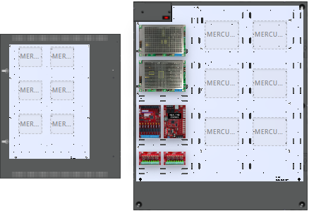 LifeSafetyPower FPG100/200-2D8P2M8NLXE8M1 Mercury Unified Power Systems 300W Dual Voltage, Universal 16 Managed Lock Outputs 16 Auxiliary Outputs
