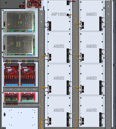 LifeSafetyPower FPG100/200-2F8P2M8PNL4E8M2/P16-A Mercury ProWire Power Systems 300W Dual Voltage, Universal 16 Managed Lock Outputs
