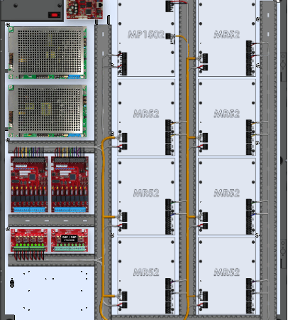 LifeSafetyPower FPG100/200-3D8P2M8NL4E8M2/P16-A Mercury ProWire Power Systems 300W Dual Voltage, Universal 16 Managed Lock Outputs 24 Auxiliary Outputs