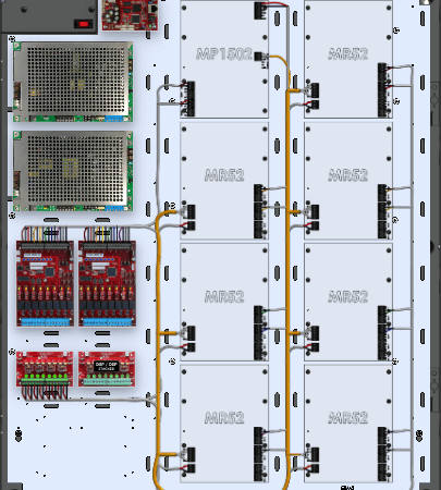 LifeSafetyPower FPG100/200-3D8P2M8PNL4E8M2/T16-A Mercury ProWire Power Systems 300W Dual Voltage, Universal 16 Managed Lock Outputs 24 Auxiliary Outputs