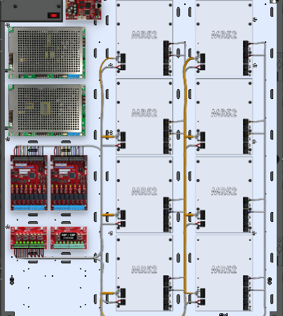 LifeSafetyPower FPG100/200-3D8P2M8PNL4E8M2/T16-C Mercury ProWire Power Systems 300W Dual Voltage, Universal 16 Managed Lock Outputs 24 Auxiliary Outputs