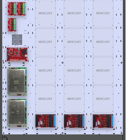 LifeSafetyPower FPG100/200-3D8P3M8NLXE12M Mercury Unified Power Systems 300W Dual Voltage, Universal 24 Managed Lock Outputs 24 Auxiliary Outputs
