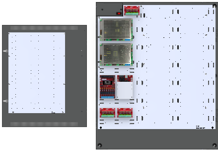 LifeSafetyPower FPG100/200-3D8P3M8NLXE8M1 Mercury Unified Power Systems 300W Dual Voltage, Universal 24 Managed Lock Outputs 24 Auxiliary Outputs