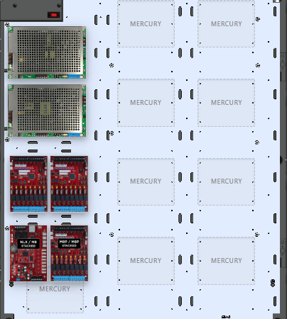 LifeSafetyPower FPG100/200-3M82M8PNLXE8M2 Mercury Unified Power Systems 300W Dual Voltage, Universal 40 Managed Lock Outputs