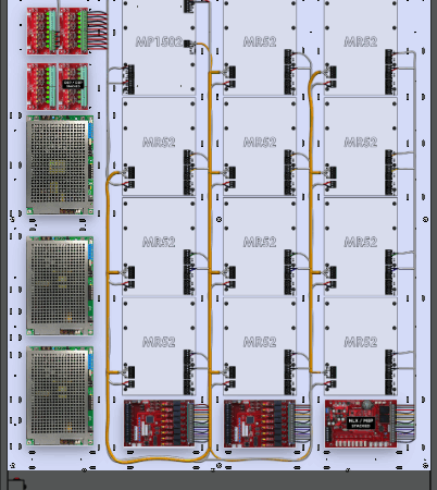 LifeSafetyPower FPG100/200/200-5D8P3M8PNLXE12M/T24-A Mercury ProWire Power Systems 500W Dual Voltage, Universal 24 Managed Lock Outputs 40 Auxiliary Outputs