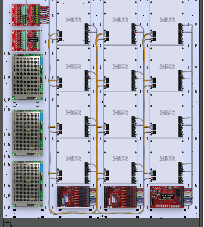 LifeSafetyPower FPG100/200/200-5D8P3M8PNLXE12M/T24-C Mercury ProWire Power Systems 500W Dual Voltage, Universal 24 Managed Lock Outputs 40 Auxiliary Outputs