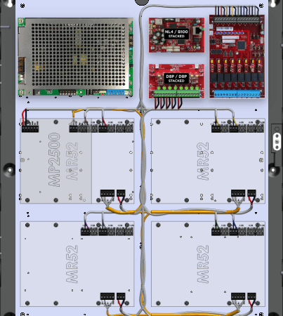 LifeSafetyPower FPG200-B1002D8PM8PNL4E4M/T8-B Mercury ProWire Power Systems 200W Dual Voltage, Universal 8 Managed Lock Outputs 16 Auxiliary Outputs